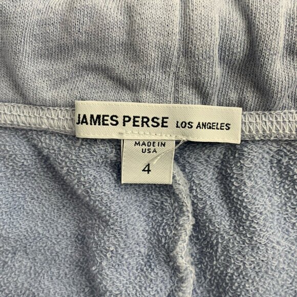 James Perse Pants Womens 4 XL Blue Vintage French Terry Cutoff Sweatpants Comfy - Picture 10 of 13